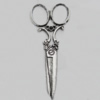 Pendant Zinc Alloy Jewelry Findings Lead-free, 60x26mm, Sold by Bag