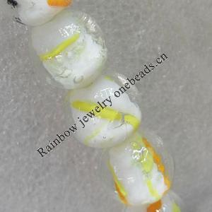 Luminous Lampwork Beads, Round 14mm Hole:1.5mm, Sold by PC