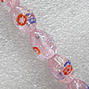 Luminous Lampwork Beads, Oval 11x16mm Hole:About 1.5mm, Sold by PC