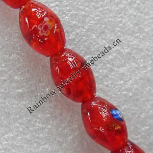 Luminous Lampwork Beads, Oval 11x16mm Hole:About 1.5mm, Sold by PC