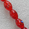 Luminous Lampwork Beads, Oval 11x16mm Hole:About 1.5mm, Sold by PC