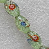 Luminous Lampwork Beads, Oval 11x16mm Hole:About 1.5mm, Sold by PC