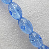 Luminous Lampwork Beads, Oval 11x16mm Hole:About 1.5mm, Sold by PC