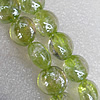 Lampwork Beads, Flat Round 15mm Hole:About 1.5mm, Sold By PC