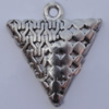 Pendant Zinc Alloy Jewelry Findings Lead-free, 16x17mm Hole:1.5mm, Sold by Bag