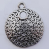Pendant Zinc Alloy Jewelry Findings Lead-free, 17x20mm Hole:1.5mm, Sold by Bag