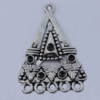 Connector Zinc Alloy Jewelry Findings Lead-free, 28x39mm Hole:2mm, Sold by Bag