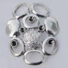 Connector Zinc Alloy Jewelry Findings Lead-free, 27x34mm, Sold by Bag