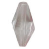 Transparent Acrylic Bead, Bicone 43x18mm Hole:4mm Sold by Bag 