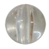 Transparent Acrylic Bead, Round 34mm Hole:10mm Sold by Bag 