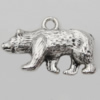 Pendant Zinc Alloy Jewelry Findings Lead-free, Animal 22x15mm Hole:2.5mm, Sold by Bag