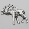 Pendant Zinc Alloy Jewelry Findings Lead-free, Animal 22x22mm Hole:2mm, Sold by Bag