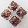 Gold Sand Lampwork Beads, Diamond 20x23mm Hole:About 2mm, Sold by PC