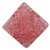 Crackle Acrlylic Beads, Diamond 30mm, Hole:2mm, Sold by Bag