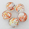 Luminous Lampwork Beads, Flat Round 20x10mm Hole:About 2mm, Sold by PC