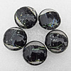 Luminous Lampwork Beads, Flat Round 20x10mm Hole:About 2mm, Sold by PC