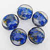 Luminous Lampwork Beads, Flat Round 20x10mm Hole:About 2mm, Sold by PC