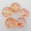 Luminous Lampwork Beads, Flat Round 20x10mm Hole:About 2mm, Sold by PC