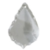 Transparent Acrylic Pendant, 32x24mm Hole:1mm Sold by Bag 