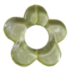 Transparent Acrylic Bead, Flower 46mm Hole:1mm, Sold by Bag 