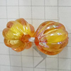 Acrylic Beads Plated AB, Fluted Round 10mm Hole:2mm, Sold by Bag 
