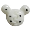 Resin Cabochons, No Hole Headwear & Costume Accessory, Animal Head，The other side is Flat 17x12mm, Sold by Bag