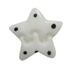 Resin Cabochons, No Hole Headwear & Costume Accessory, Star，The other side is Flat 13mm, Sold by Bag