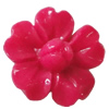 Resin Cabochons, No Hole Headwear & Costume Accessory, Flower，The other side is Flat 18mm, Sold by Bag