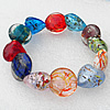 Luminous Lampwork Beads Bracelets, Bead Size:20mm Length:7.8 Inch, Sold by Strand