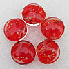 Luminous Lampwork Beads, Flat Round 28x13mm Hole:About 2mm, Sold by PC