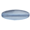 Transparent Acrylic Beads, Flat Oval 45x17mm Hole:2mm, Sold by Bag 