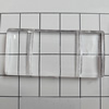 Transparent Acrylic Connectors, Rectangle 46x22mm Hole:2mm, Sold by Bag 