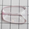 Transparent Acrylic Beads, Faceted Nugget 28x20mm Hole:1.5mm, Sold by Bag 