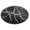 Crackle Acrlylic Beads, Flat Oval 28x19mm Hole:2.5mm, Sold by Bag