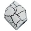 Crackle Acrlylic Beads, 30x21mm Hole:3mm, Sold by Bag