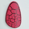 Crackle Acrlylic Beads, 56x34mm Hole:3.5mm, Sold by Bag