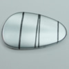 Painted Spray-paint Stripe Acrylic Beads, 57x33mm Hole:2mm, Sold by Bag 