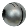 Painted Spray-paint Stripe Acrylic Beads, Round 16mm Hole:1.5mm, Sold by Bag 