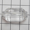 Transparent Acrylic Beads, 26x14mm Hole:2mm, Sold by Bag 