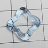 Transparent Acrylic Beads, 16mm Hole:0.5mm, Sold by Bag 