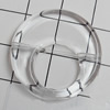 Transparent Acrylic Beads, Donut 26mm Hole:1mm, Sold by Bag 