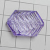 Transparent Acrylic Beads, 24x17mm Hole:1mm, Sold by Bag 