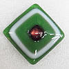 Lampwork Pendant, Diamond 53x9mm Hole:About 1mm, Sold by PC
