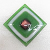 Lampwork Pendant, Diamond 50x9mm Hole:About 1mm, Sold by PC