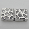 Connector Zinc Alloy Jewelry Findings Lead-free, 18x9mm Hole:0.5mm, Sold by Bag