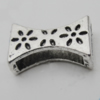 Bead Zinc Alloy Jewelry Findings Lead-free, 14x9mm Hole:3mm, Sold by KG