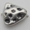 Bead Zinc Alloy Jewelry Findings Lead-free, 9x9mm Hole:1mm, Sold by Bag