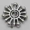 Bead Zinc Alloy Jewelry Findings Lead-free, 10mm Hole:1.5mm, Sold by Bag