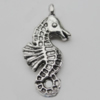 Pendant Zinc Alloy Jewelry Findings Lead-free, 23x12mm Hole:1.5mm, Sold by Bag