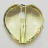 Transparent Acrylic Beads, Heart 12mm Hole:1mm, Sold by Bag 